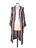 Easel 100% Acrylic Color Block Multi Color Gray Cardigan Size Med - Lg - photo 1
