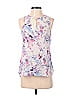 Violet & Claire 100% Polyester Floral Purple Sleeveless Blouse Size S - photo 1
