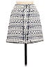 Joie Argyle Chevron-herringbone Graphic Gray Casual Skirt Size S - photo 2