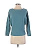 Cyrus Color Block Teal Pullover Sweater Size XS - photo 1