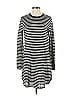 Neuw Stripes Gray Casual Dress Size XS - photo 1
