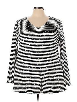 Lane Bryant Outlet 3/4 Sleeve T-Shirt (view 1)