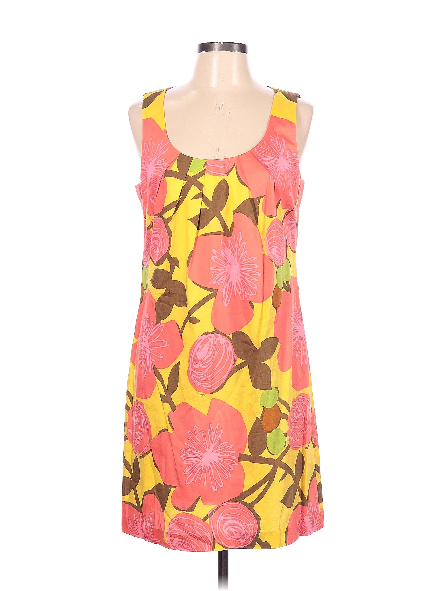 Dress Casual Short By Trina By Trina Turk In Yellow, Size:S main image 1