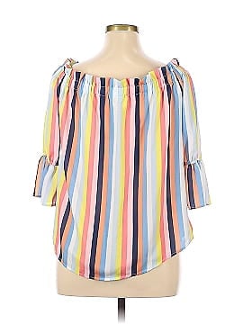 Sweet Pea for New York & Company Short Sleeve Blouse (view 2)