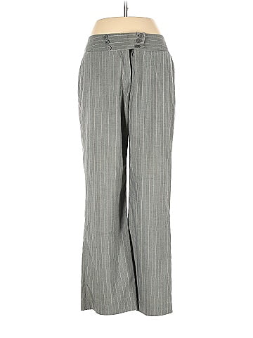 LARRY LEVINE for Dressbarn Gray Casual Pants Size 8 (Petite) - 50