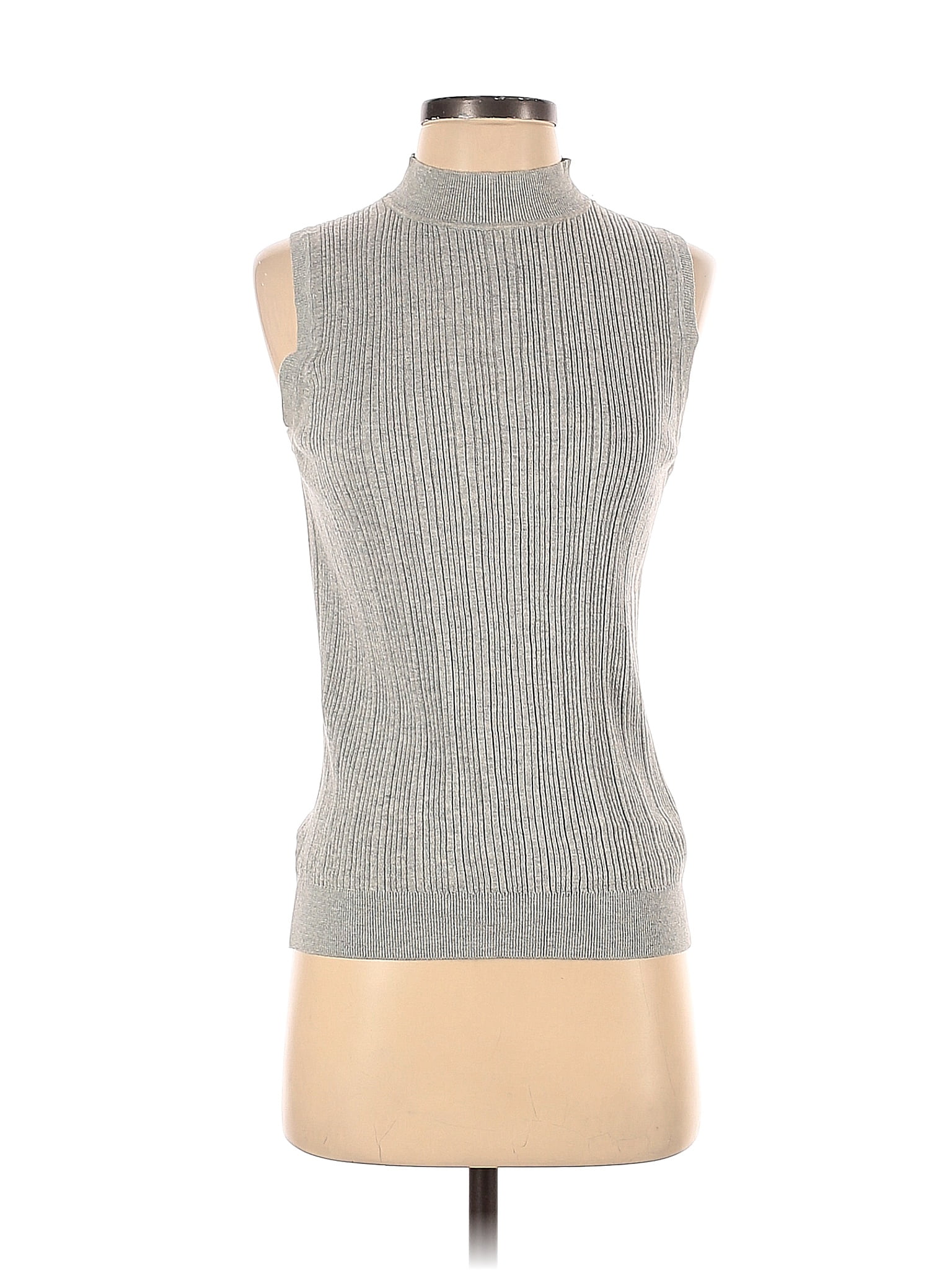 Banana Republic Factory Store Gray Sleeveless Turtleneck Size S - 62% ...