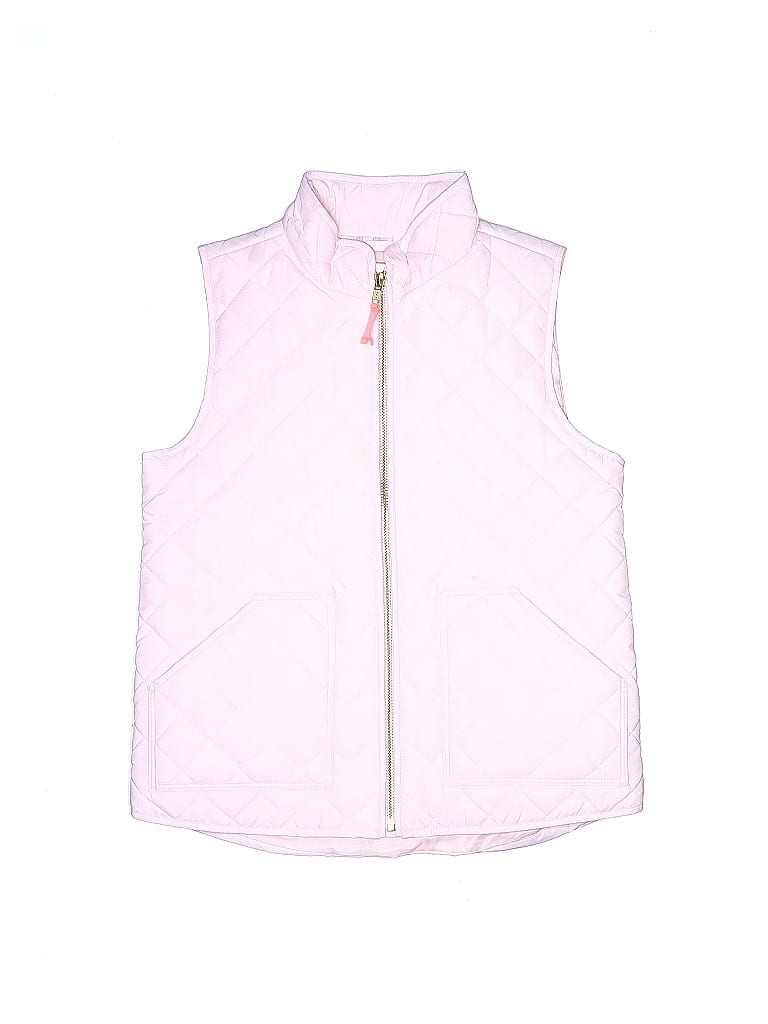 Crewcuts Outlet 100% Polyester Solid Pink Vest Size 10 - photo 1