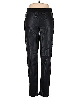 Bobi Faux Leather Pants (view 1)