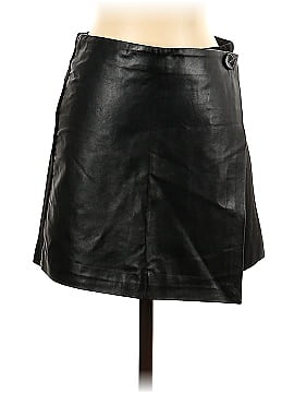 Theory Faux Leather Skirt (view 1)