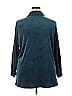 Woman Within Teal Long Sleeve Button-Down Shirt Size 18 (L) (Plus) - photo 2