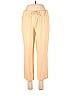 Tommy Bahama 100% Silk Solid Orange Yellow Silk Pants Size 6 - photo 1