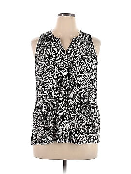 Tolani Sleeveless Button-Down Shirt (view 1)