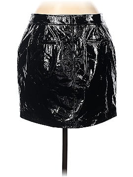 L'Agence Faux Leather Skirt (view 2)