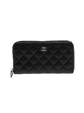 Chanel Quilted Caviar Gusset Zip Around Wallet (view 1)