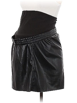 H&M Mama Faux Leather Skirt (view 1)