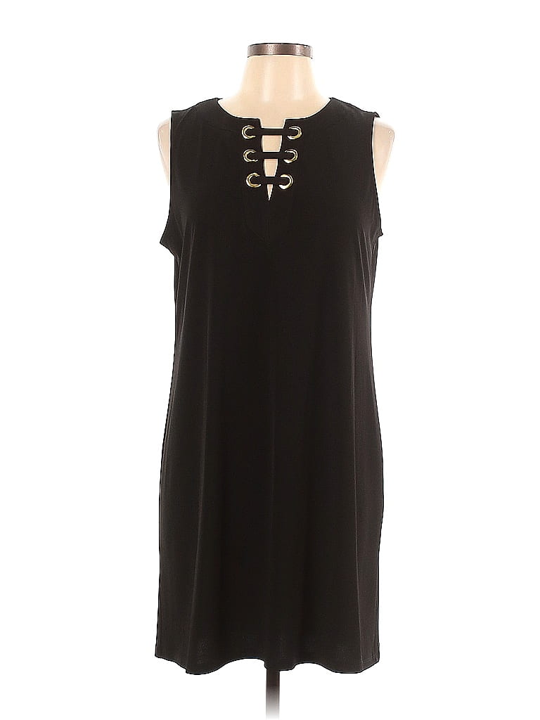 MICHAEL Michael Kors Black Casual Dress Size L - photo 1