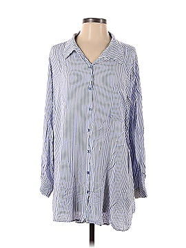 Solitaire Long Sleeve Button-Down Shirt (view 1)
