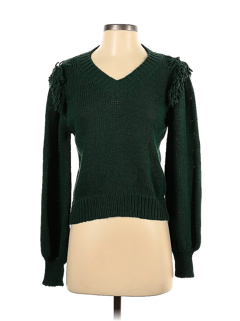 Ayni 100% Cotton Green Pullover Sweater Size S - photo 1