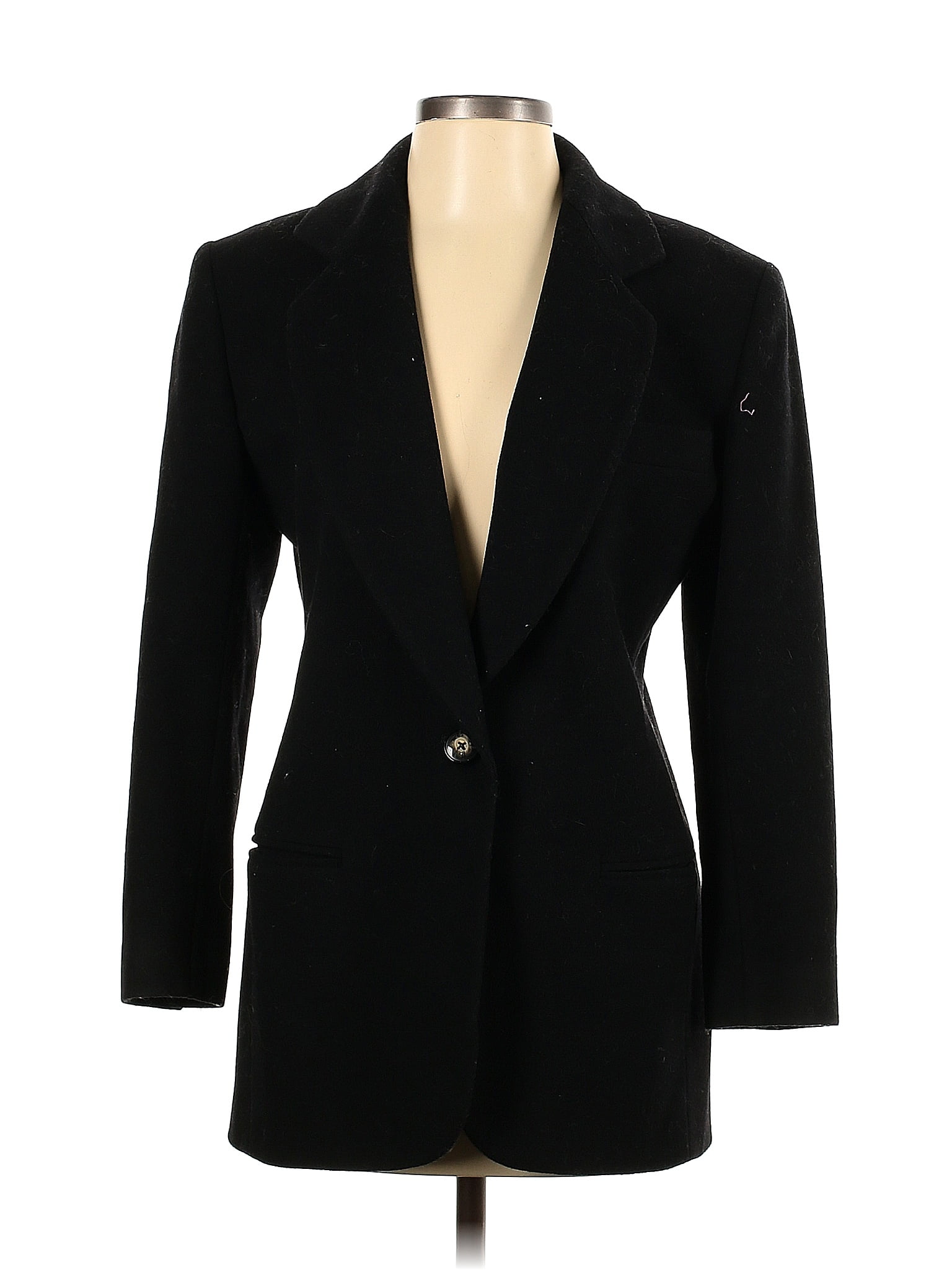 Le Suit Suit Blazer Womens 4 Brown 3 Button Career Jacket