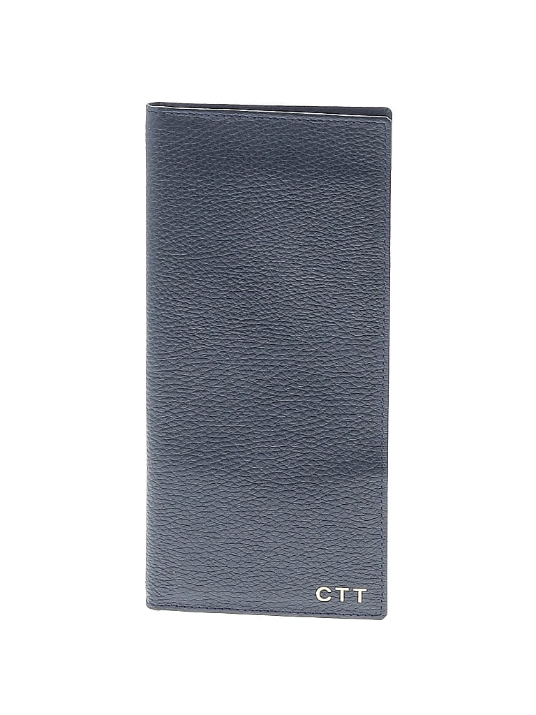Cuyana Solid Navy Blue Card Holder  One Size - photo 1