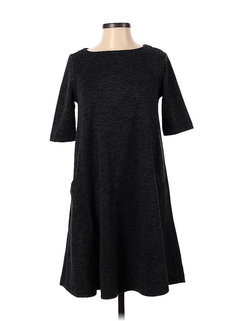 Pre-owned Adrienne Vittadini Casual Dress In Gray