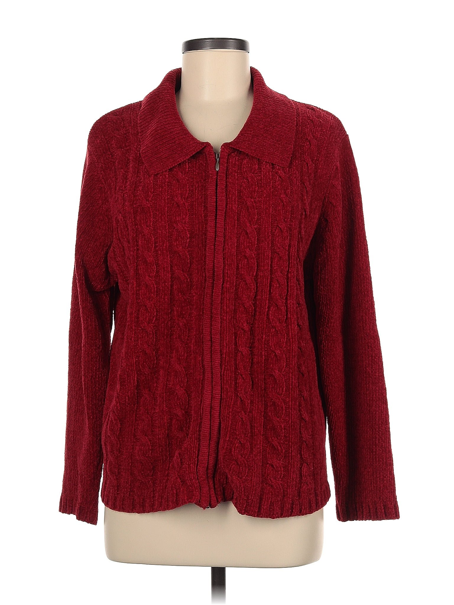 Bobbie Brooks 100% Acrylic Red Cardigan Size M - 40% off | thredUP