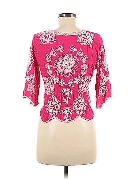 Solitaire 3/4 Sleeve Blouse (view 2)