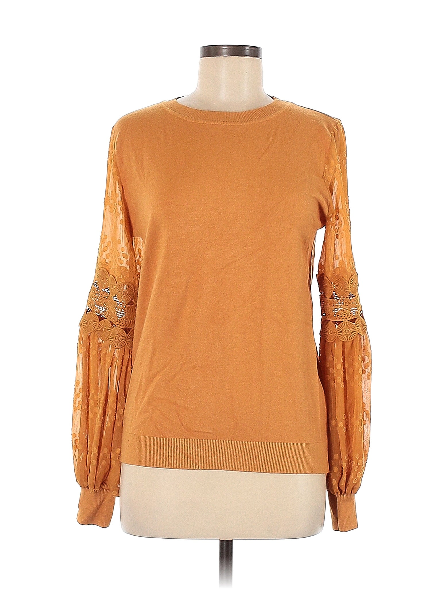 Sioni Orange Pullover Sweater Size M - 56% off | thredUP