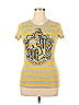 Harry Potter Stripes Graphic Yellow Short Sleeve T-Shirt Size XL - photo 1