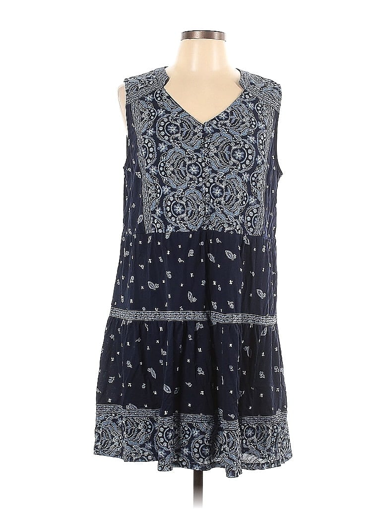 Style&Co 100% Nylon Blue Casual Dress Size XL - 54% off | thredUP