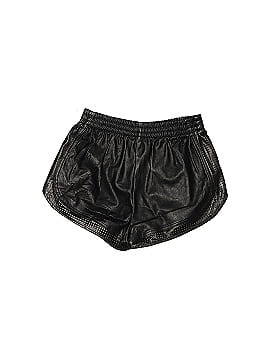 POPPYLARK Faux Leather Shorts (view 2)