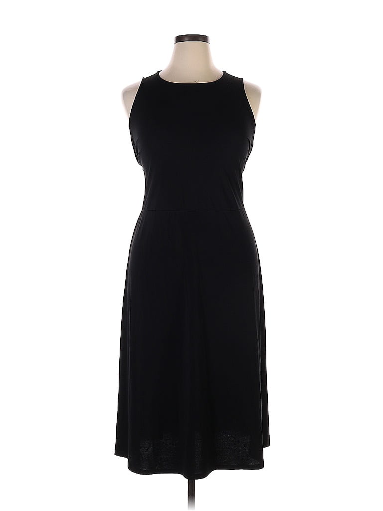 ELOQUII Solid Black Casual Dress Size 14 (Plus) - 72% off | thredUP
