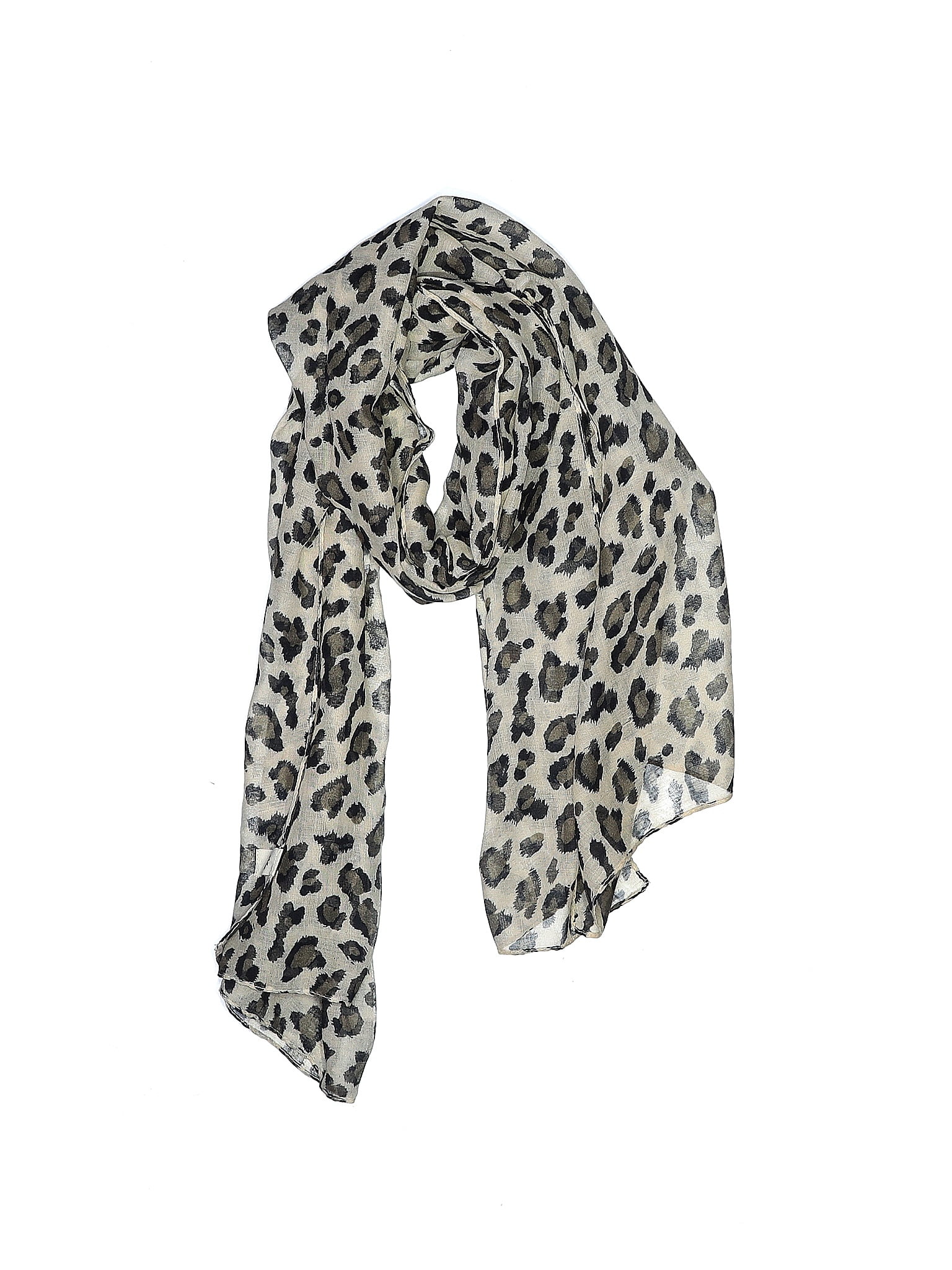 Show Me Your Mumu Leopard Print Gray Scarf One Size - 74% off | ThredUp image.