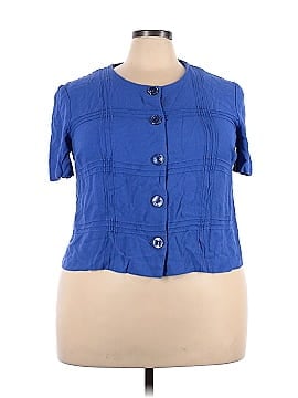 SL Fashions Short Sleeve Blouse (view 1)