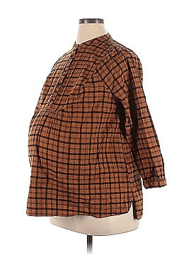 Isabel Maternity Long Sleeve Blouse (view 1)