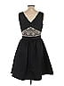 ERIN Erin Fetherston Solid Black Casual Dress Size 10 - photo 2