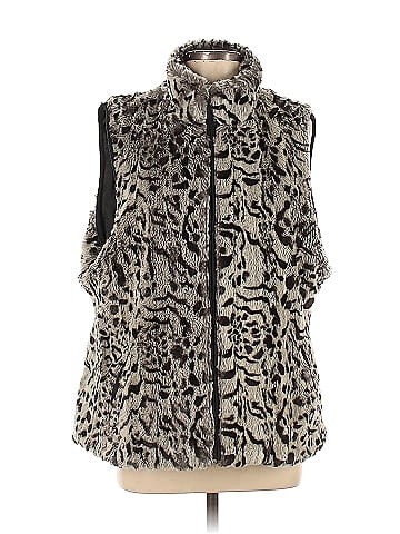 Coldwater creek faux sales fur vest