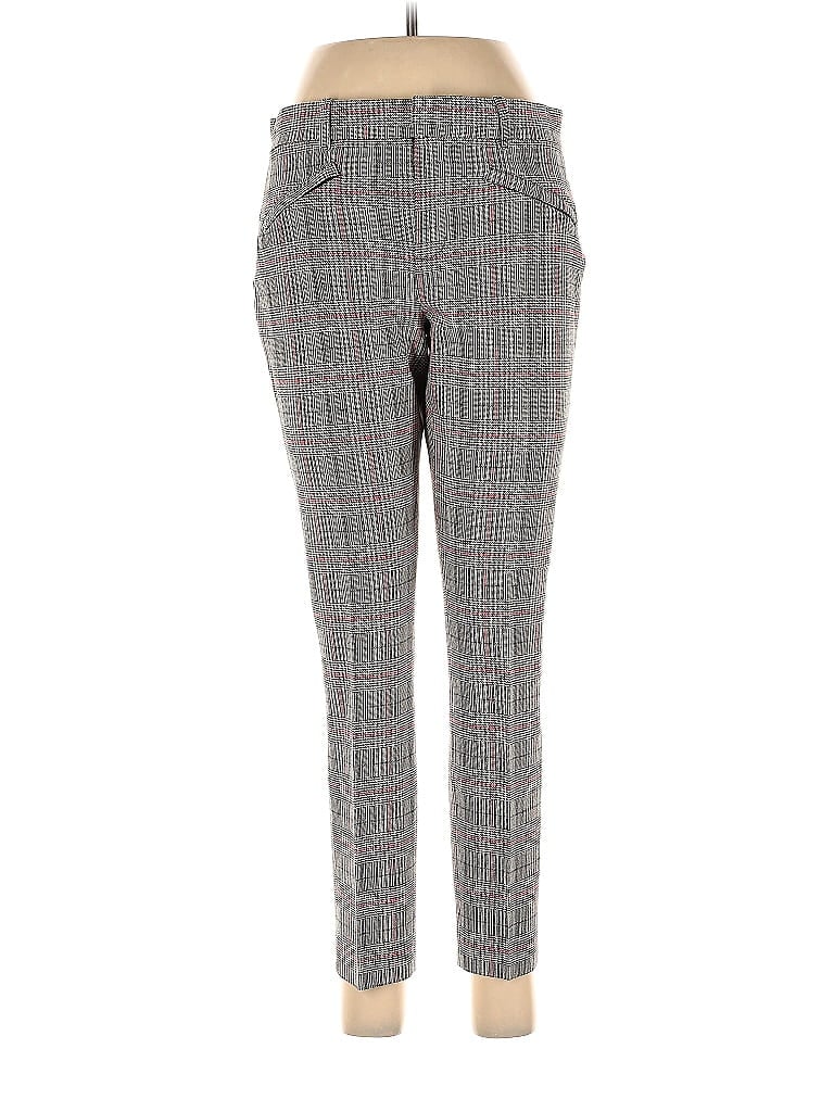 Gap Plaid Houndstooth Marled Argyle Grid Tweed Gray Casual Pants Size 8 - photo 1