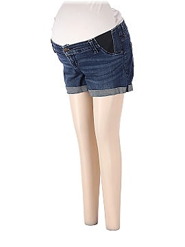 Isabel Maternity Denim Shorts (view 1)