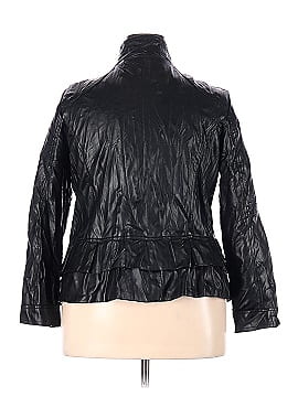 Groovy Faux Leather Jacket (view 2)