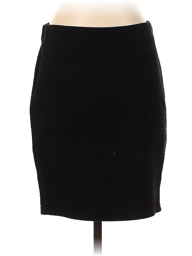 Ann Taylor LOFT Solid Black Formal Skirt Size S - photo 1