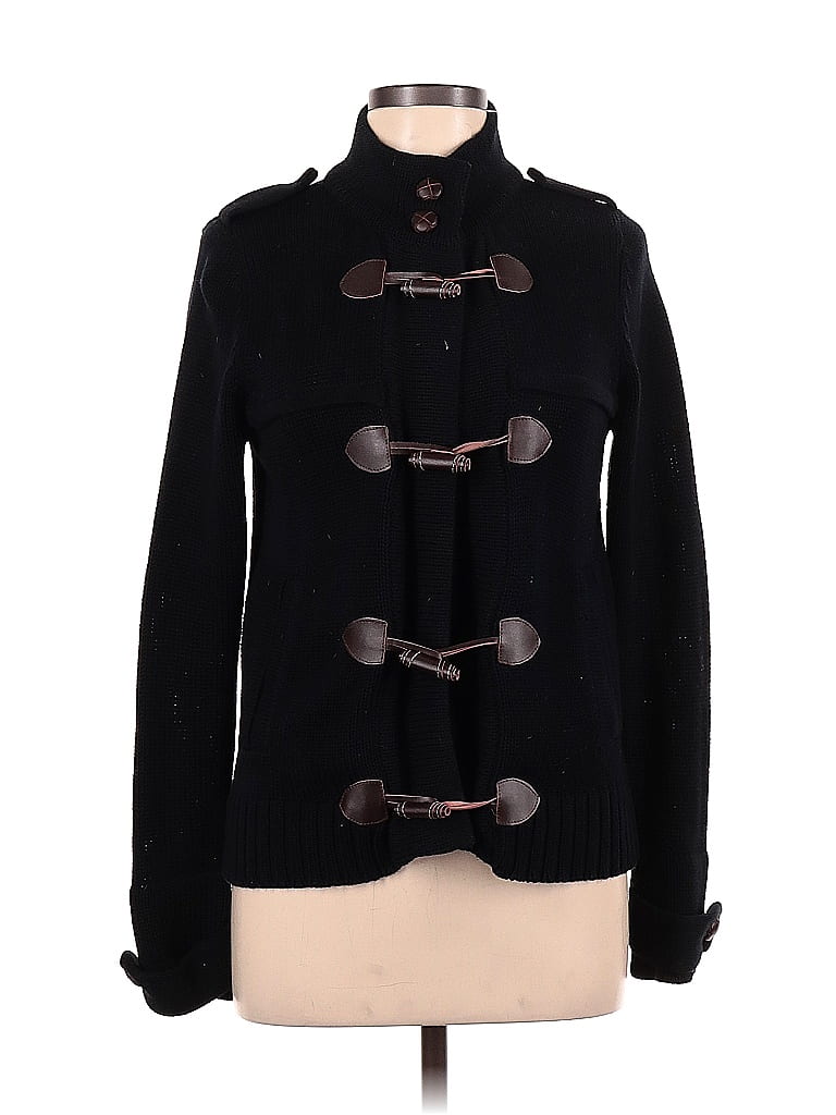 525 America 100% Cotton Color Block Solid Black Pullover Sweater Size M - photo 1
