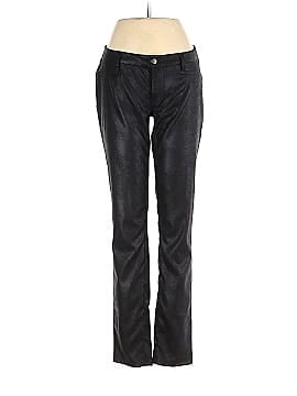Red Saks Fifth Avenue Faux Leather Pants (view 1)