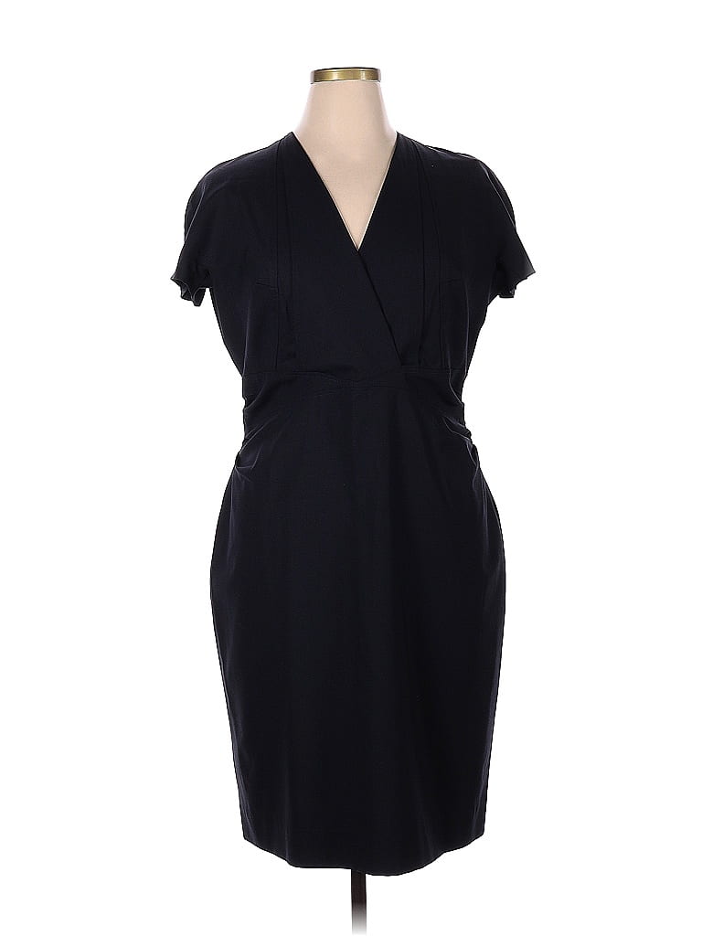 MM. LaFleur Solid Black Blue Cocktail Dress Size 16 - 74% off | ThredUp