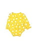 Carter's Polka Dots Yellow Long Sleeve Onesie Size 24 mo - photo 2