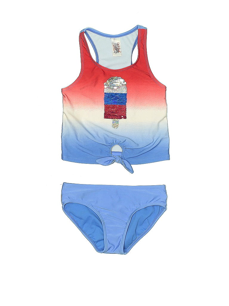 Robe Fille Cat & Jack Bleu Tie Dye - Taille Small (6/6X), Occasion En Excellent état