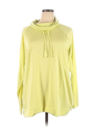 Tek Gear Solid Yellow Pullover Hoodie Size 2X (Plus) - 47% off