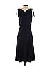 Ann Taylor Solid Black Casual Dress Size XS - photo 2