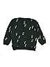 Missie Munster 100% Cotton Tortoise Floral Motif Batik Tropical Green Black Pullover Sweater Size 12 - photo 2