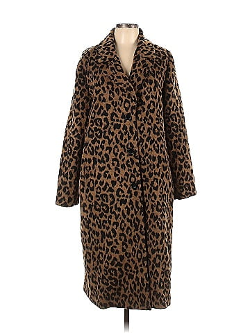 Bernardo leopard clearance print coat